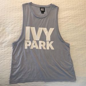 Ivy Park Blue Muscle Tank Top